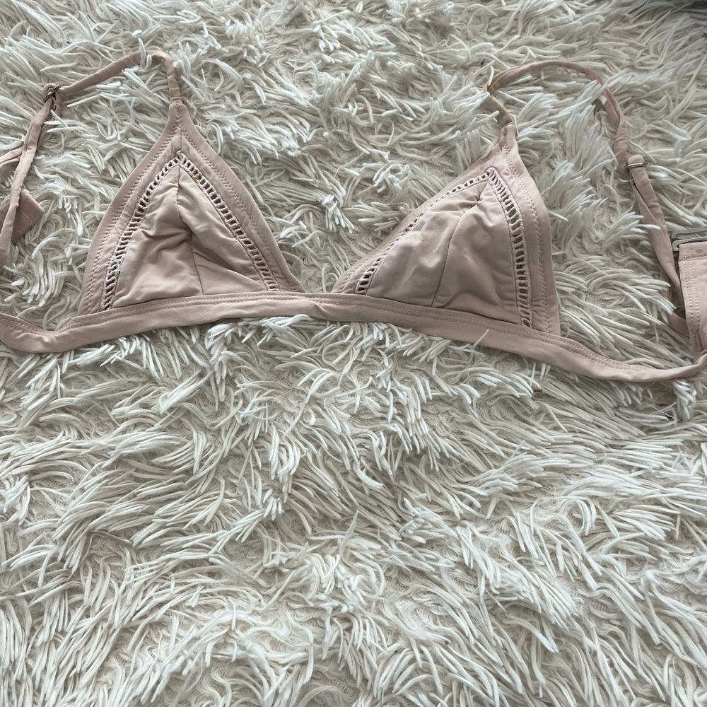 Pink swim top